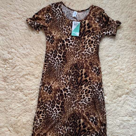 Leopard Print Dress - Picture 2 of 7